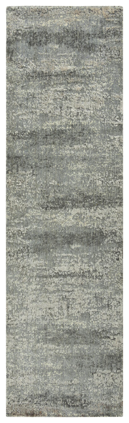 Contemporary rug runner, 2' x 8'.