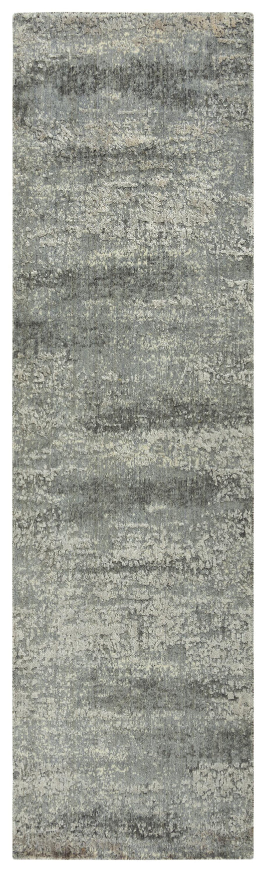 Contemporary rug runner, 2' x 8'.