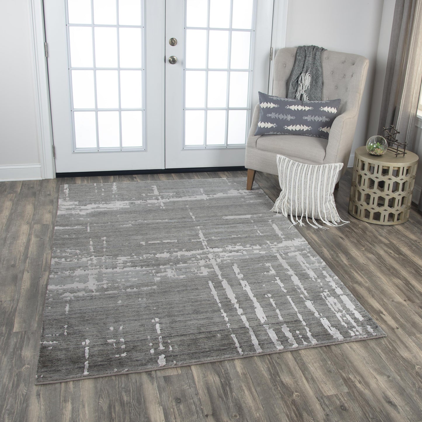 Contemporary rug, 9' x 12'.