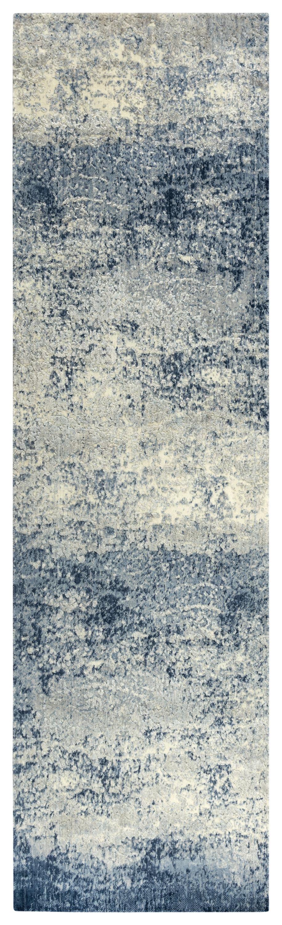 Rug runner, contemporary pattern, 2' x 10'.