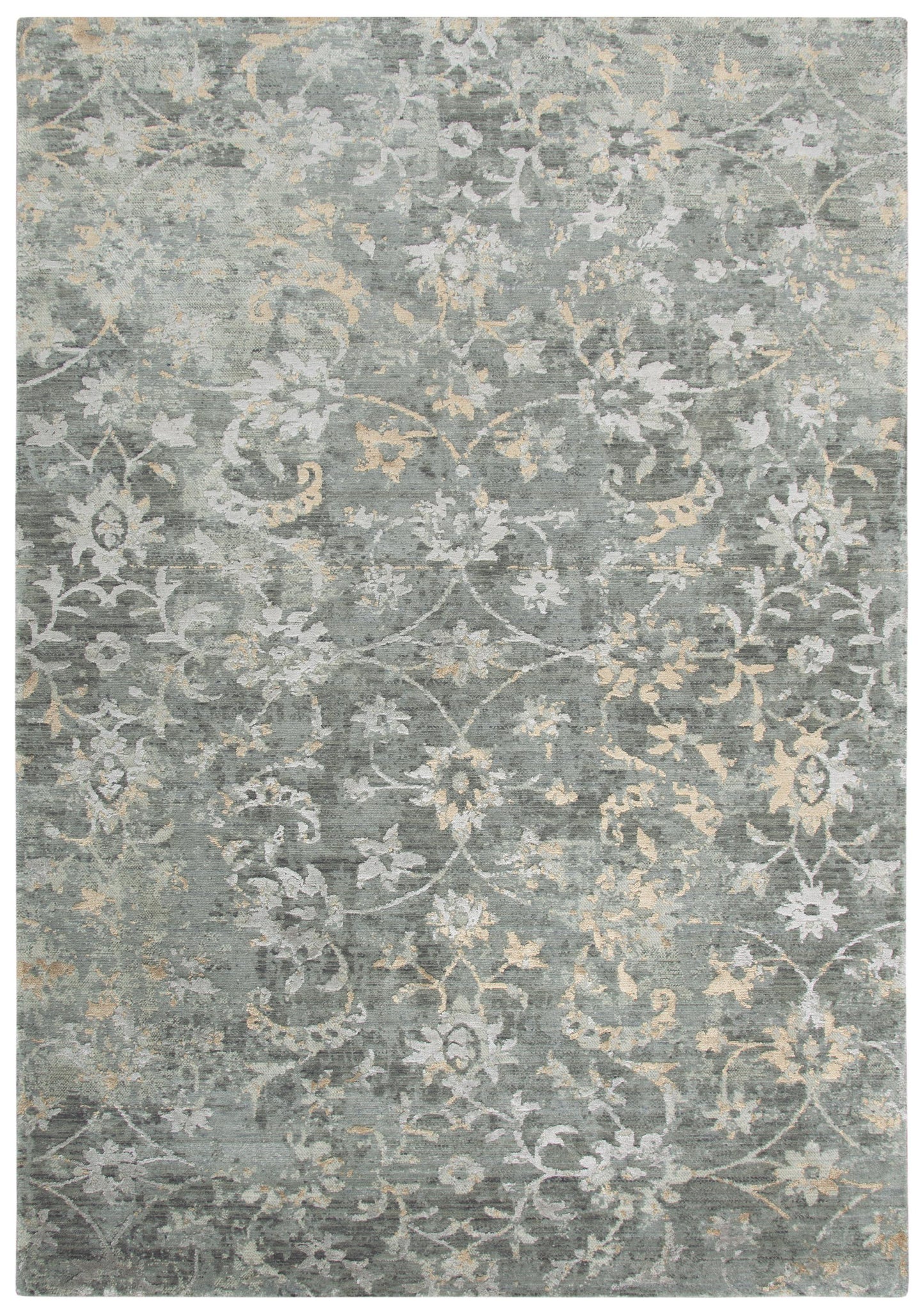 Area rug, 8' x 10', transitional style.