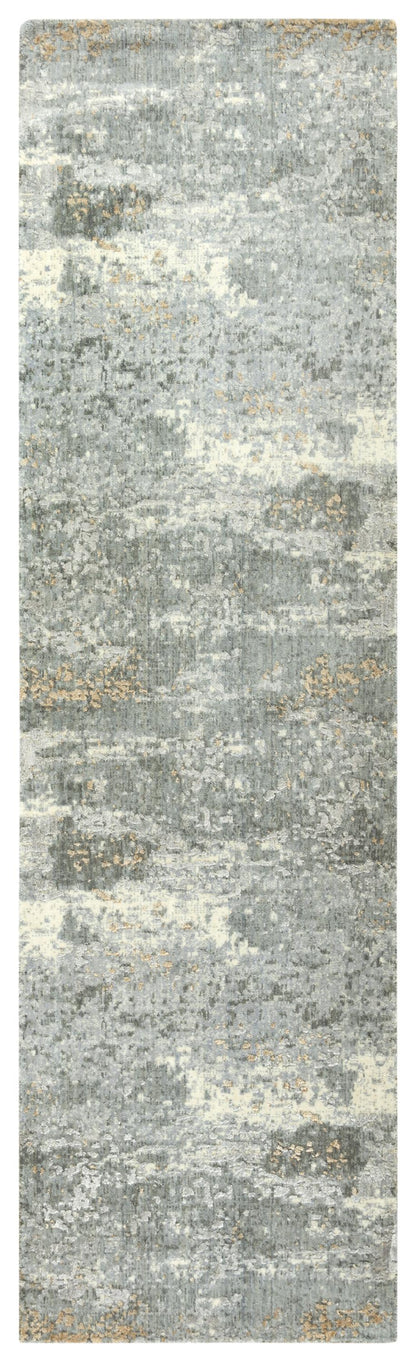 Contemporary runner rug, 2' x 10'.