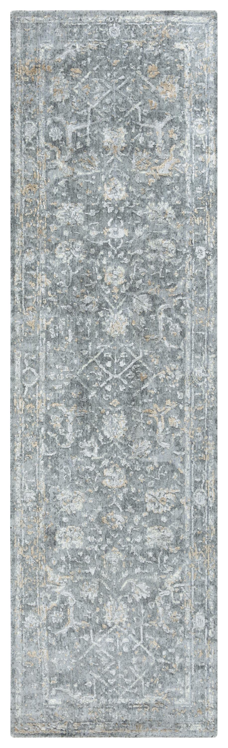 Traditional runner rug, 2' x 8'.