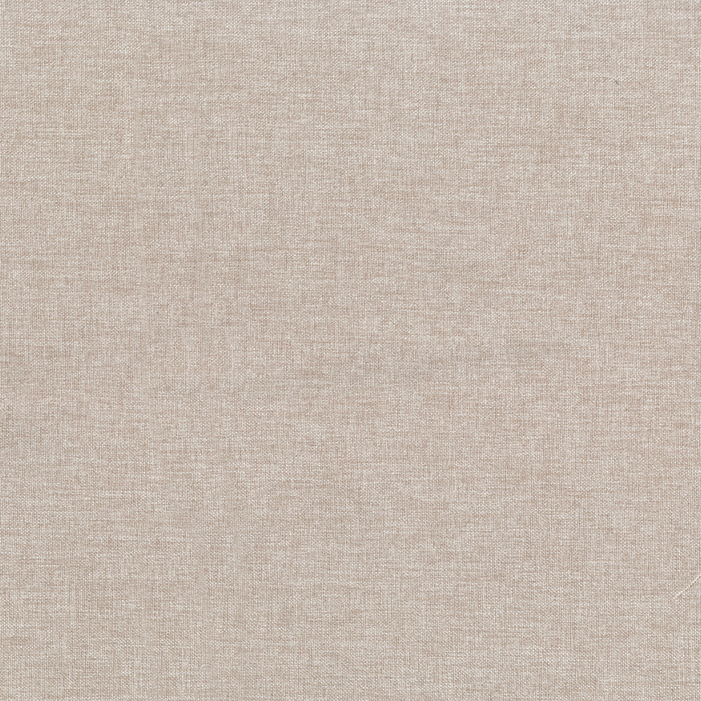 Beige fabric texture swatch with subtle weave, neutral upholstery material.