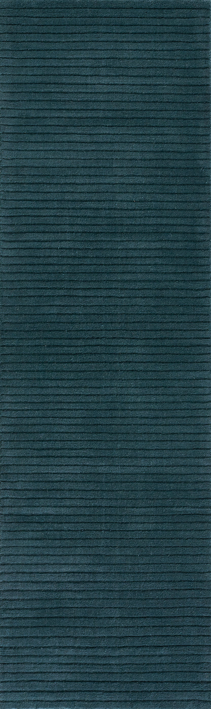 Dark teal ribbed fabric texture with horizontal stripes; corduroy-like material.