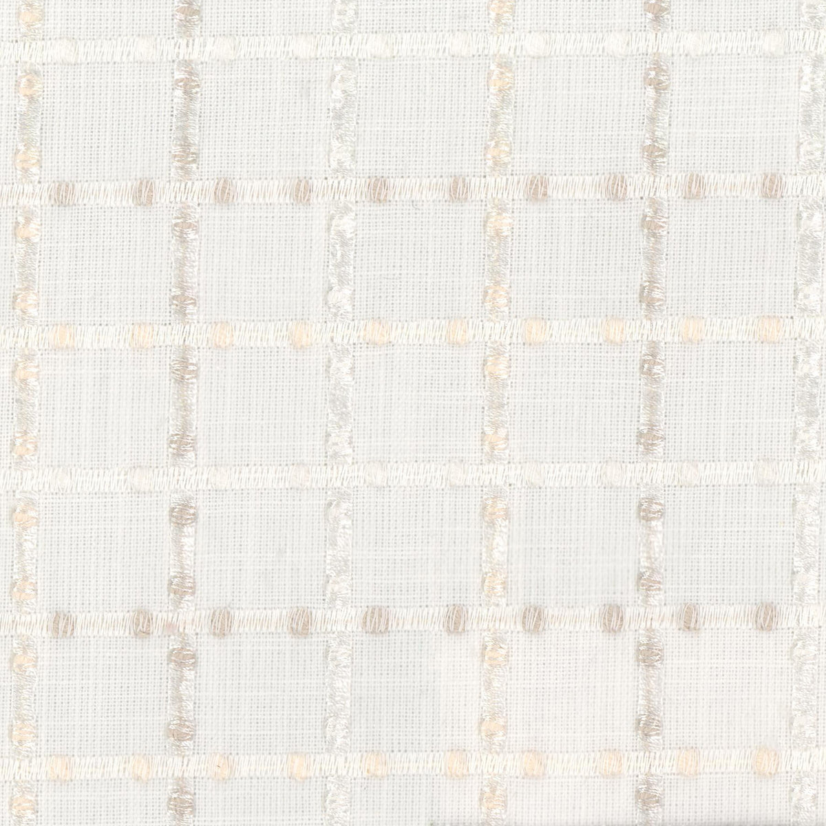 STOUT TEXTILES  MULTIPURPOSE,EMBROIDERIES TRADITIONAL, PLAID/CHECK NATURAL   - ASHV-3