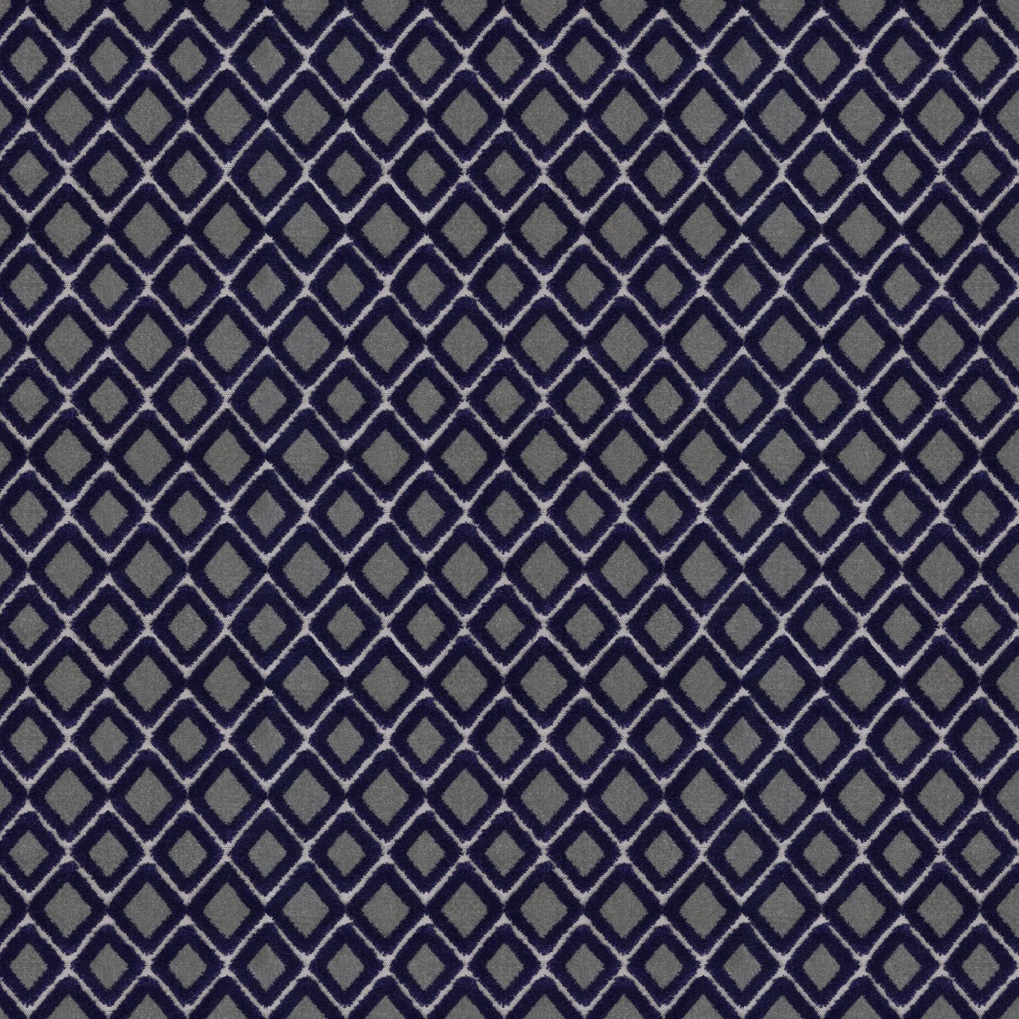 Flat diamond blue velvet fabric swatch with a soft, plush texture.
