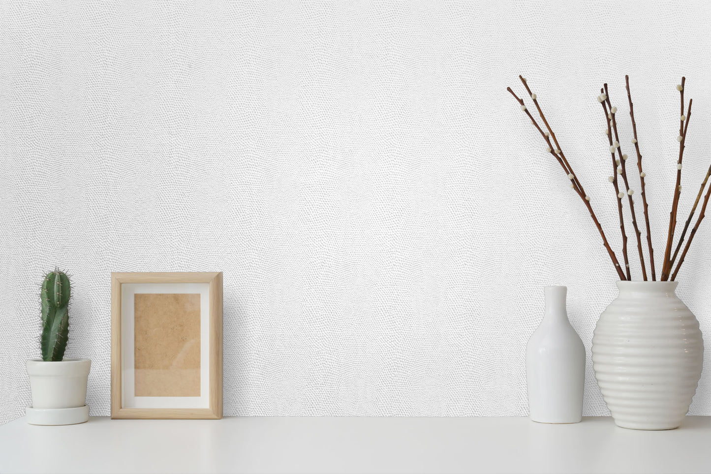 Vinyl wallcovering with Python pattern in gloss finish.