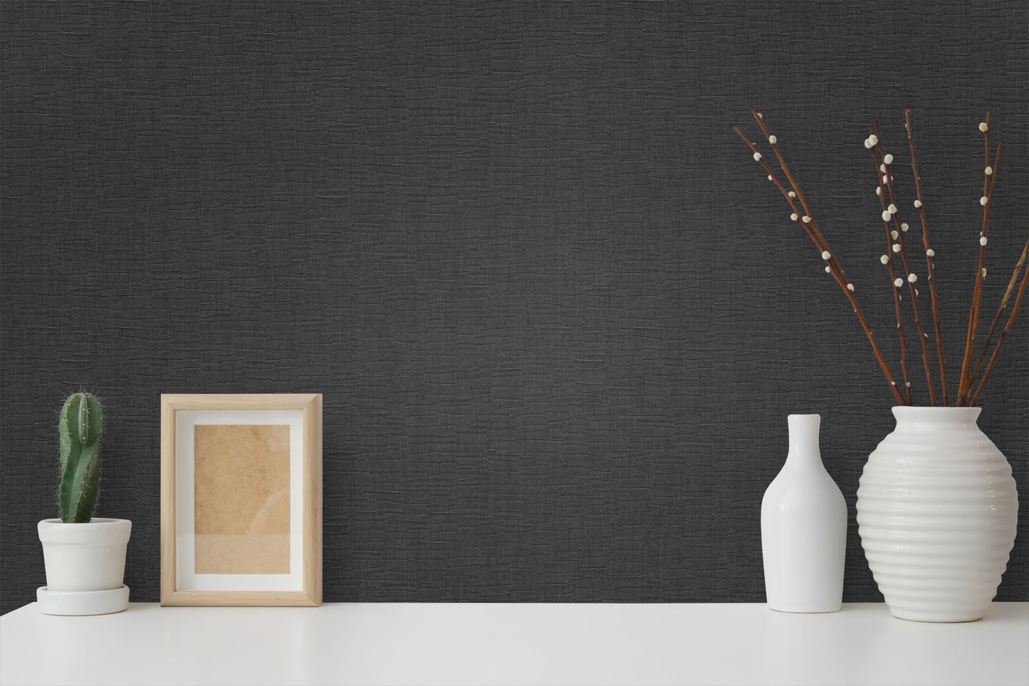 NICHOLASJOHN INC. Vinyl Wallcovering Intermezzo Gloss NJ26ATL-1009
Grey gloss vinyl wallpaper with textured luxury finish by NICHOLASJOHN INC. for modern interiors, accent walls, bedrooms, living rooms, offices, and elegant home decor.
