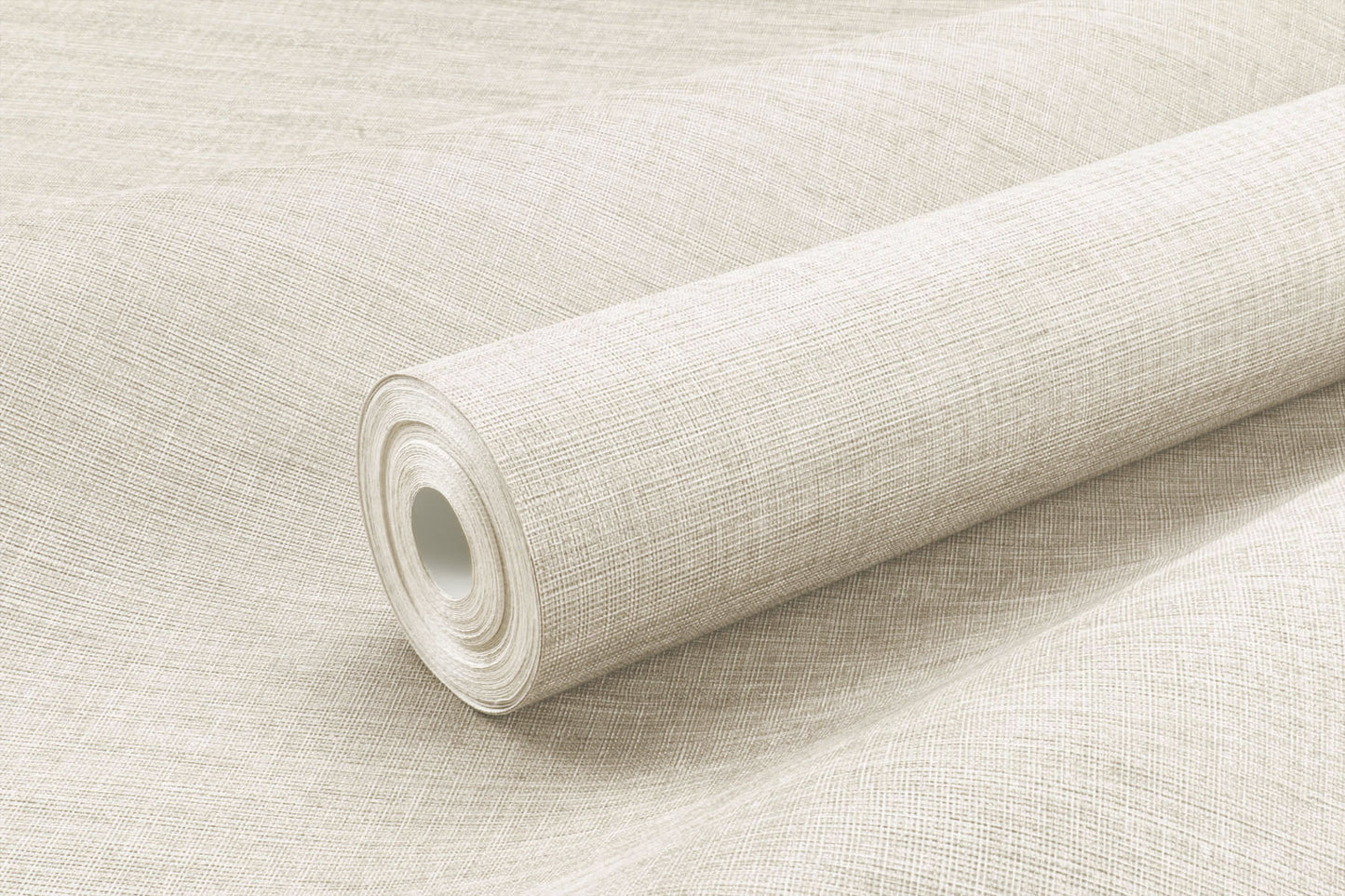 Vinyl wallcovering with Avatar Linen pattern, matte finish.
