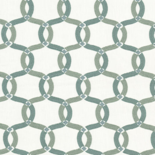 STOUT TEXTILES  MULTIPURPOSE,EMBROIDERIES TRADITIONAL, OGEE SHORELINE   - AUDR-3