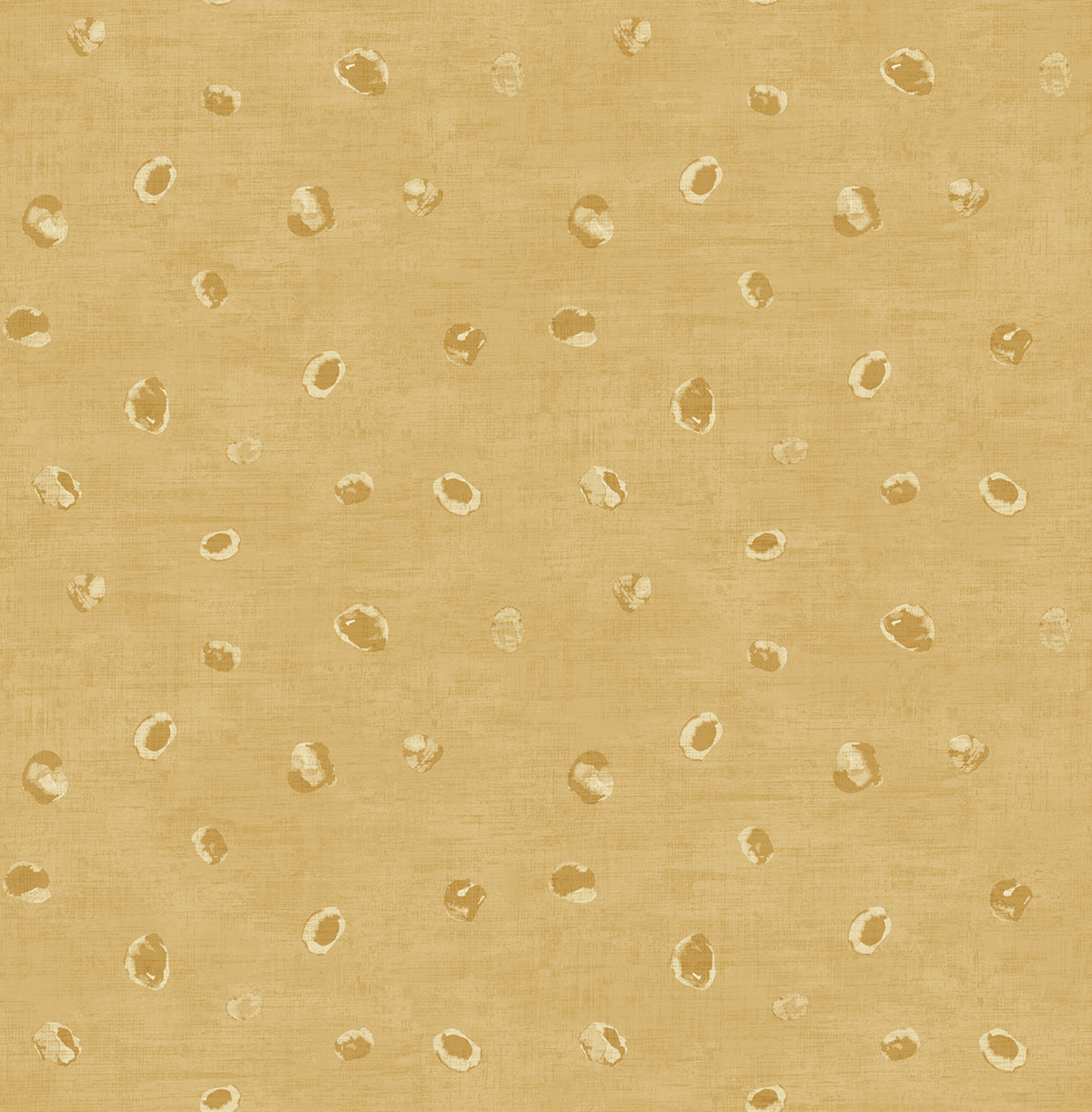 Seabrook Designs Avant Garde Hubble Dots Polka Dots Transitional Gold Metallic Sidewall - AV50605