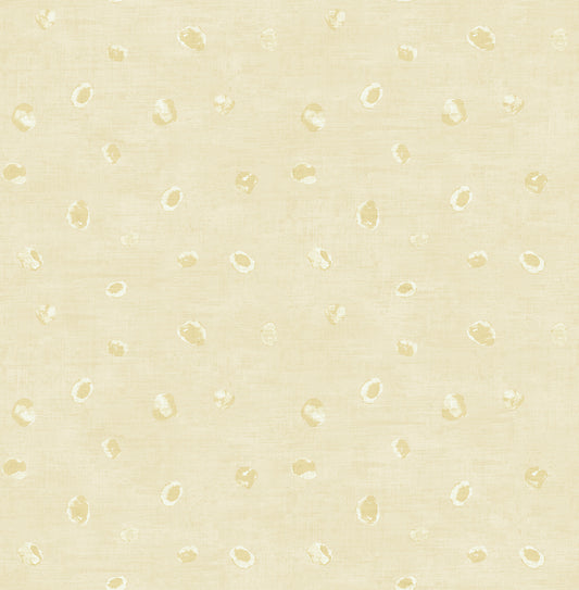 Seabrook Designs Avant Garde Hubble Dots Polka Dots Transitional Beige Metallic Sidewall - AV50615