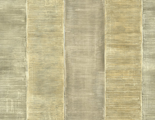 Seabrook Designs Avant Garde Kepler Stripe Stripe Transitional Gold Matte Sidewall - AV50805