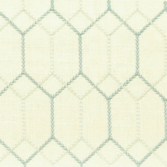 STOUT TEXTILES  DRAPERY,EMBROIDERIES TRANSITIONAL,, GEOMETRIC MOONSTONE   - AVEN-2