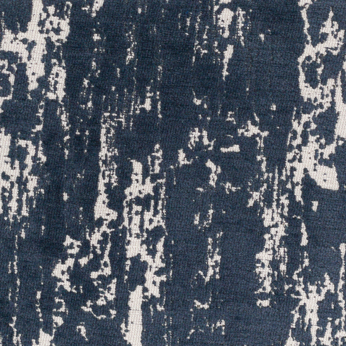 STOUT TEXTILES  UPHOLSTERY,CHENILLE TRANSITIONAL,, ABSTRACT INDIGO,INK   - AVIG-1