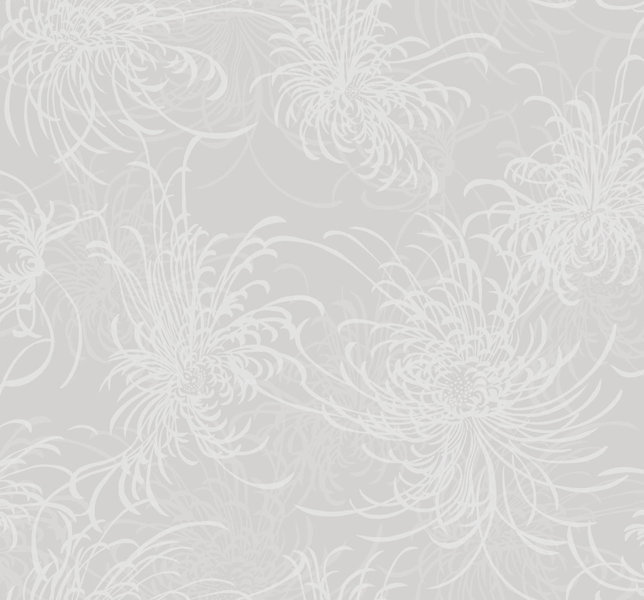 Seabrook Designs  Noell Floral Floral Modern Beige , Off-White   - AW71508
