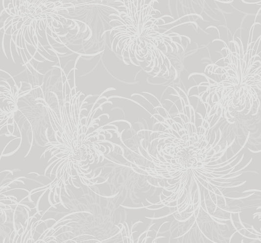 Seabrook Designs  Noell Floral Floral Modern Beige , Off-White   - AW71508