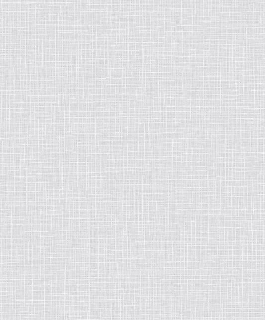 Seabrook Designs  Glisten Weave Linen Modern Metallic Silver , Off-White   - AW71800