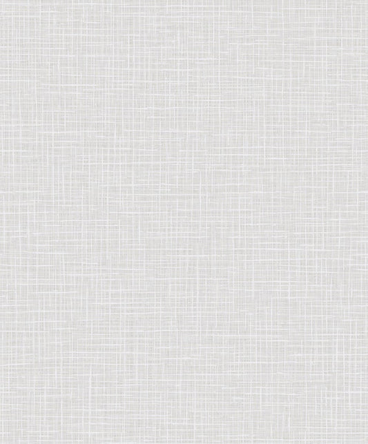 Seabrook Designs  Glisten Weave Linen Modern Metallic Champagne , Off-White   - AW71803