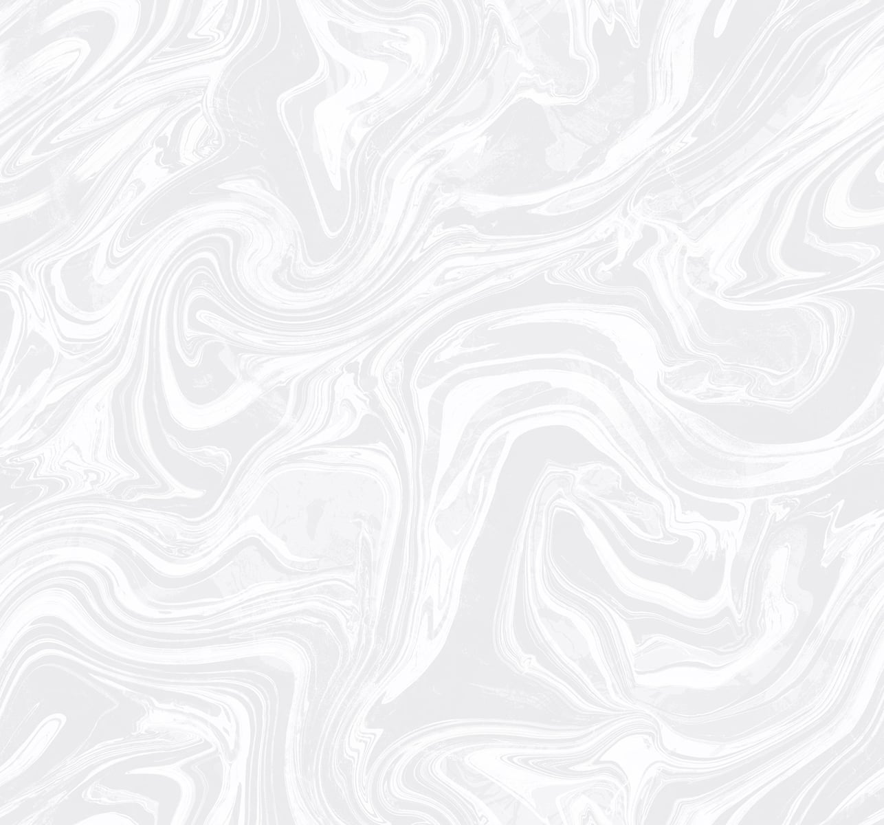 Grey and white marble swirl pattern texture, flowing abstract lines for wallpaper or fabric.