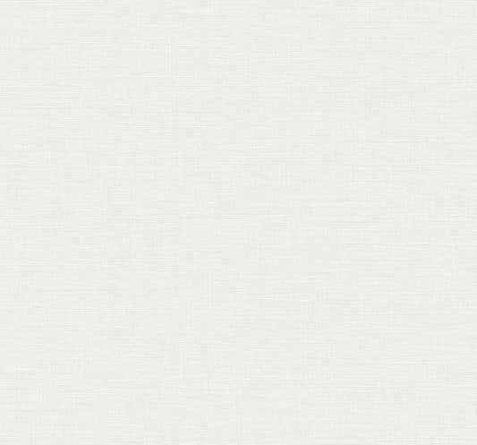 Seabrook Designs  Linen Weave Linen Modern Metallic Pearl , Off-White   - AW74008