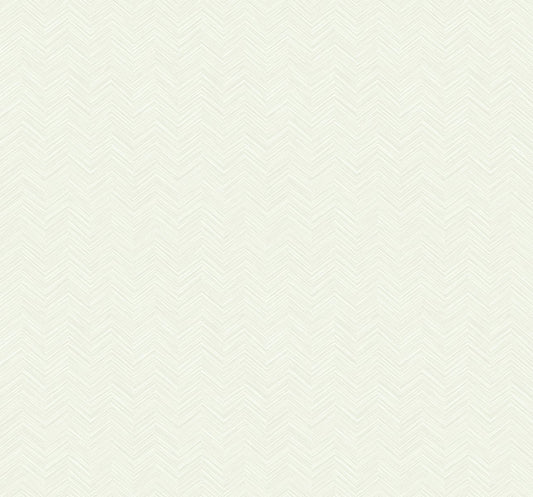 Seabrook Designs  Mini Herringbone Chevron Modern Metallic Champagne , Off-White   - AW74703