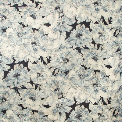 KRAVET COUTURE PRINT  INDIGO,BLUE,BEIGE   - AYRLIES.50.0