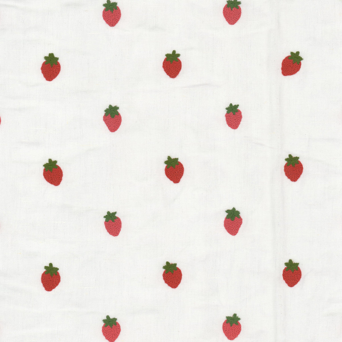 STOUT TEXTILES  MULTIPURPOSE,EMBROIDERIES TRADITIONAL, NOVELTY STRAWBERRY   - AZLE-1