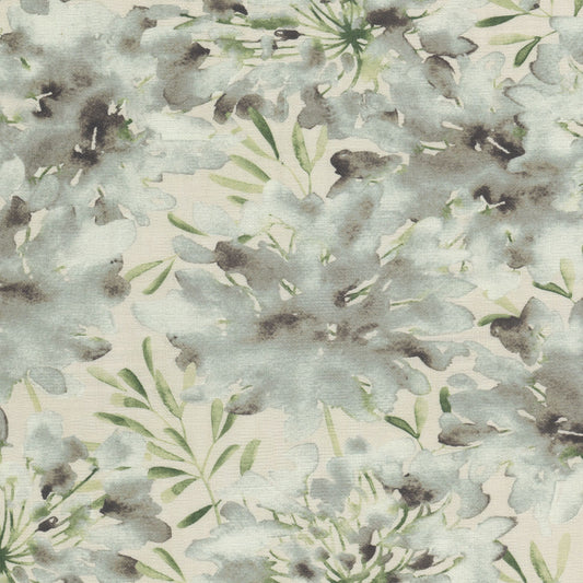 STOUT TEXTILES  MULTIPURPOSE,PRINT TRANSITIONAL,, FLORAL MINERAL   - AZTE-1