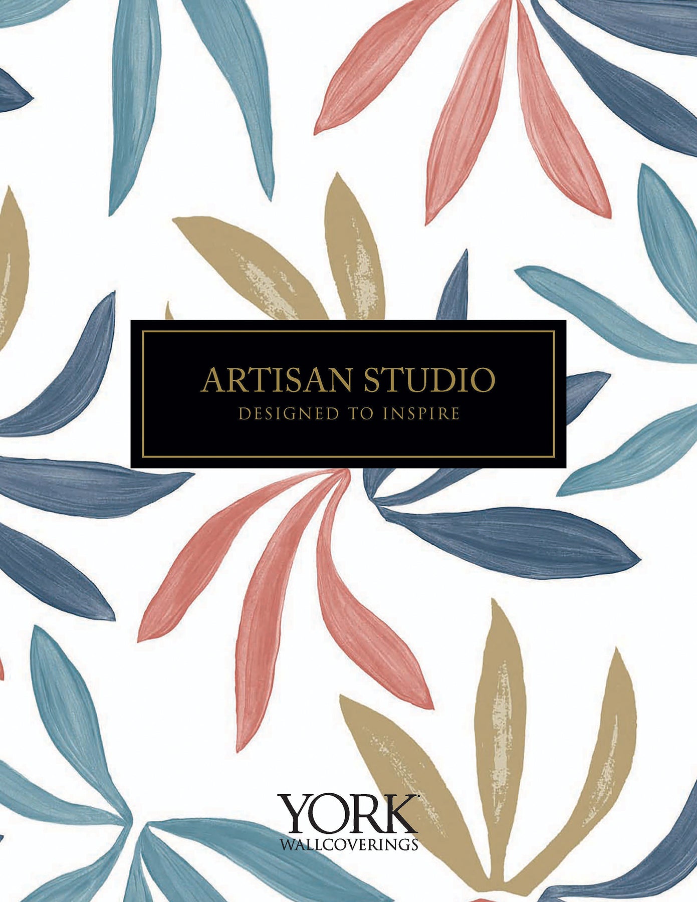 York Wallcoverings Artisan Studio Vermillion Coast Vermillion Wallpaper Nautical Nautical Reds   - ZM2843