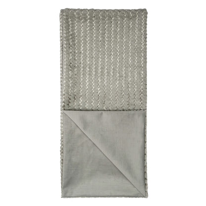 D.V. KAP HOME   52" x 62" Gene Throw - Grey Faux Fur    - B-1045-G