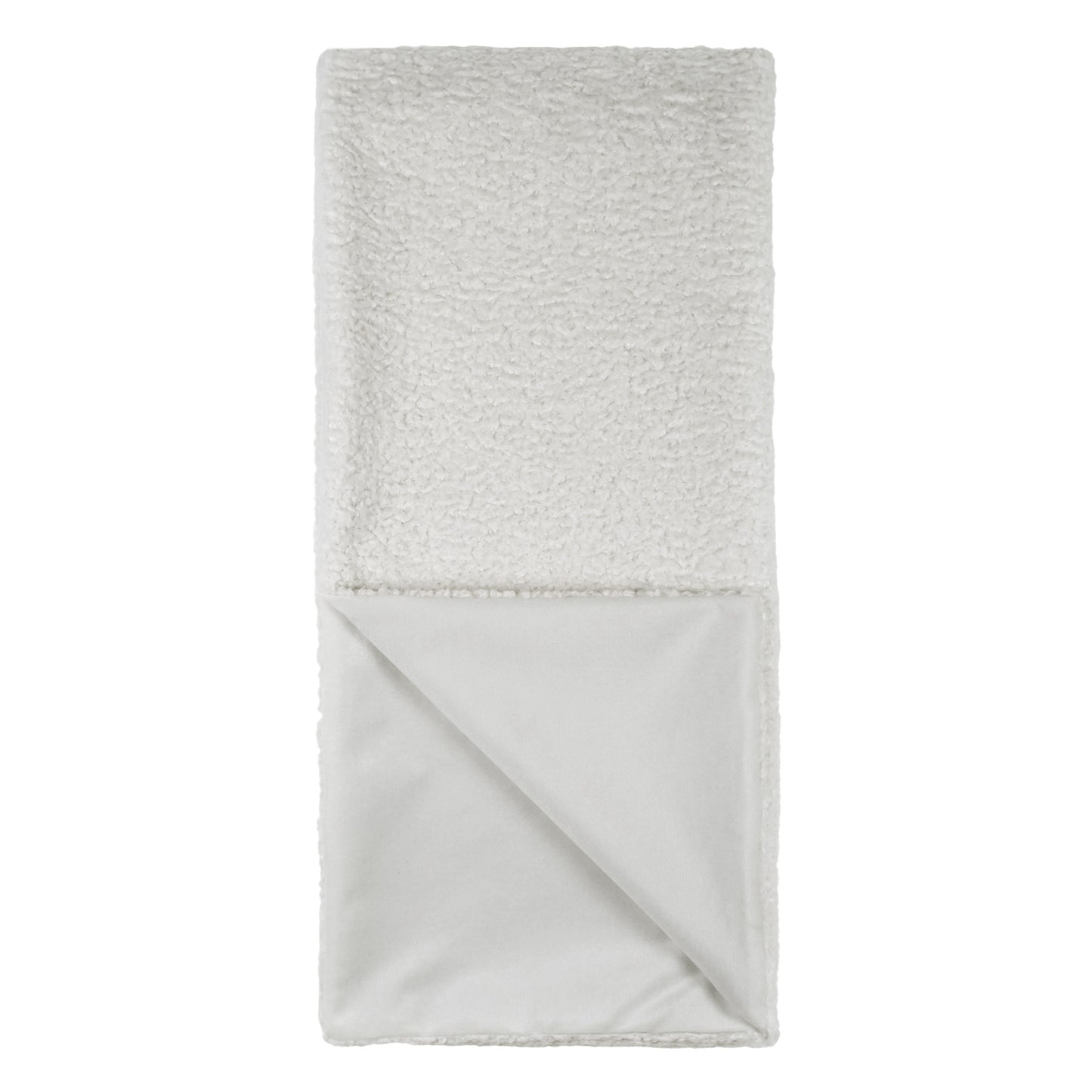 D.V. KAP HOME   54" x 68" Poodle Throw - Cloud Faux Fur    - B-1050-C