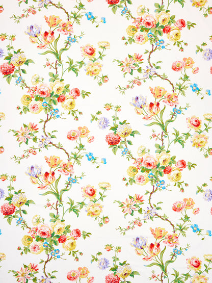 SCALAMANDRE  BOTANICAL GARDEN FABRIC SUMMER MULTI   - B0 00013506 NEW SKU # B035060001