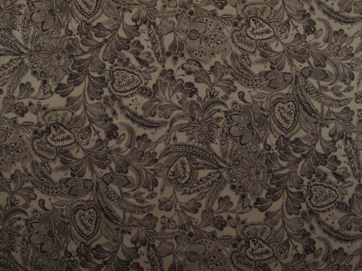 SCALAMANDRE OUTLET  FABRIC CRANBROOK PRINTED VELVET  FABRIC CHOCOLATE   - B0 00041998