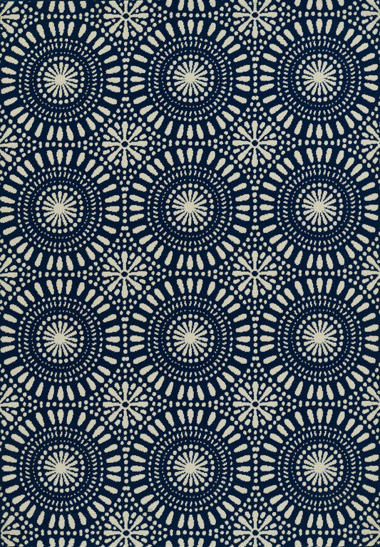 Momeni Rugs   Baja 2'X5'    - BAJA0BAJ39NVY2346