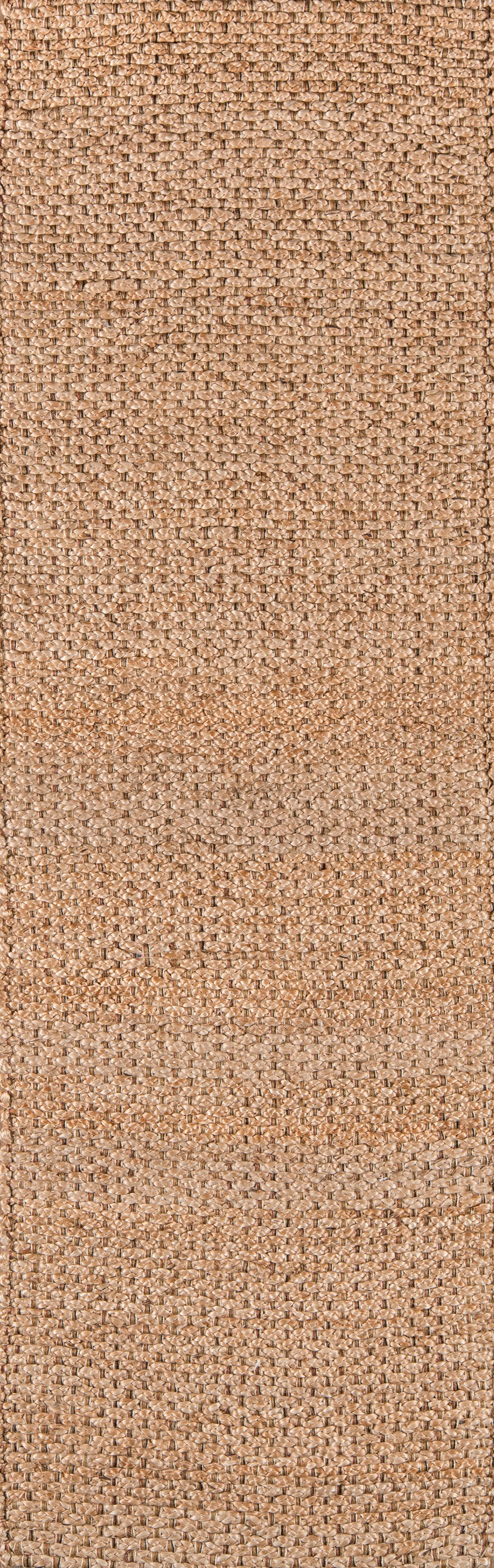 Natural beige woven jute texture with tight basketweave pattern, rustic coastal rug or fabric.