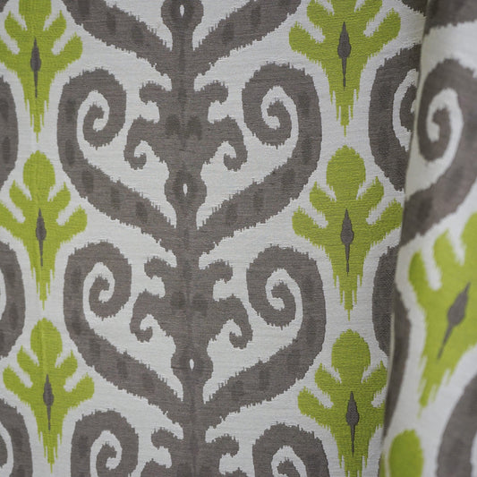 JF Fabrics JF Studio BALI 74 Fabric Traditional,Transitional,Contemporary Creme,Beige,Green,Grey,Silver,Taupe  Damask,Jacquard,Silk - 5499874 SJ101