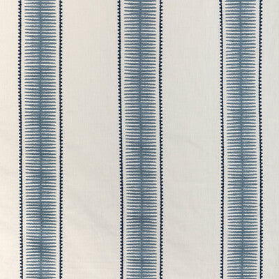 KRAVET DESIGN PRINT STRIPES BLUE,WHITE,BLUE   - BALUSTER.5.0