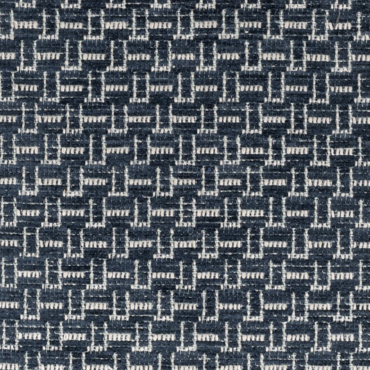 STOUT TEXTILES  UPHOLSTERY,CHENILLE TRANSITIONAL,, GEOMETRIC OCEAN   - BANV-2