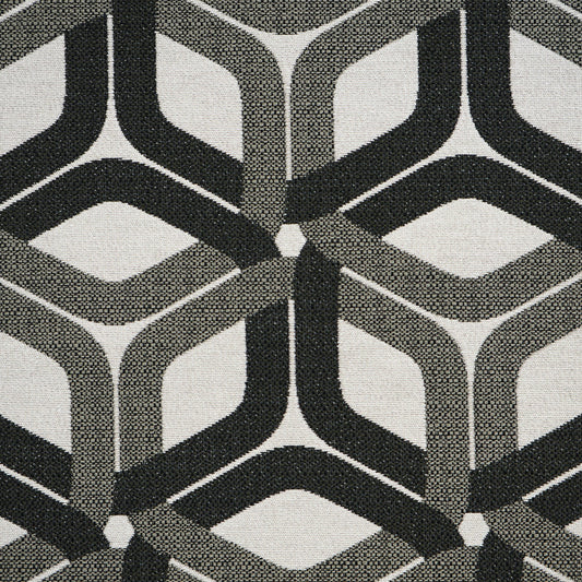 JF Fabrics BAYER 98 Fabric Transitional,Contemporary Black,Creme,Beige,Grey,Silver  Texture - 5421698 J6541