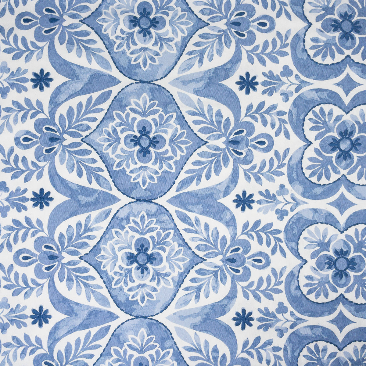 STOUT TEXTILES  MULTIPURPOSE,EMBROIDERIES TRANSITIONAL,, FLORAL CHAMBRAY   - BAYR-1