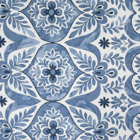 STOUT TEXTILES  MULTIPURPOSE,EMBROIDERIES TRANSITIONAL,, FLORAL DRESDEN,SLATE   - BAYR-5
