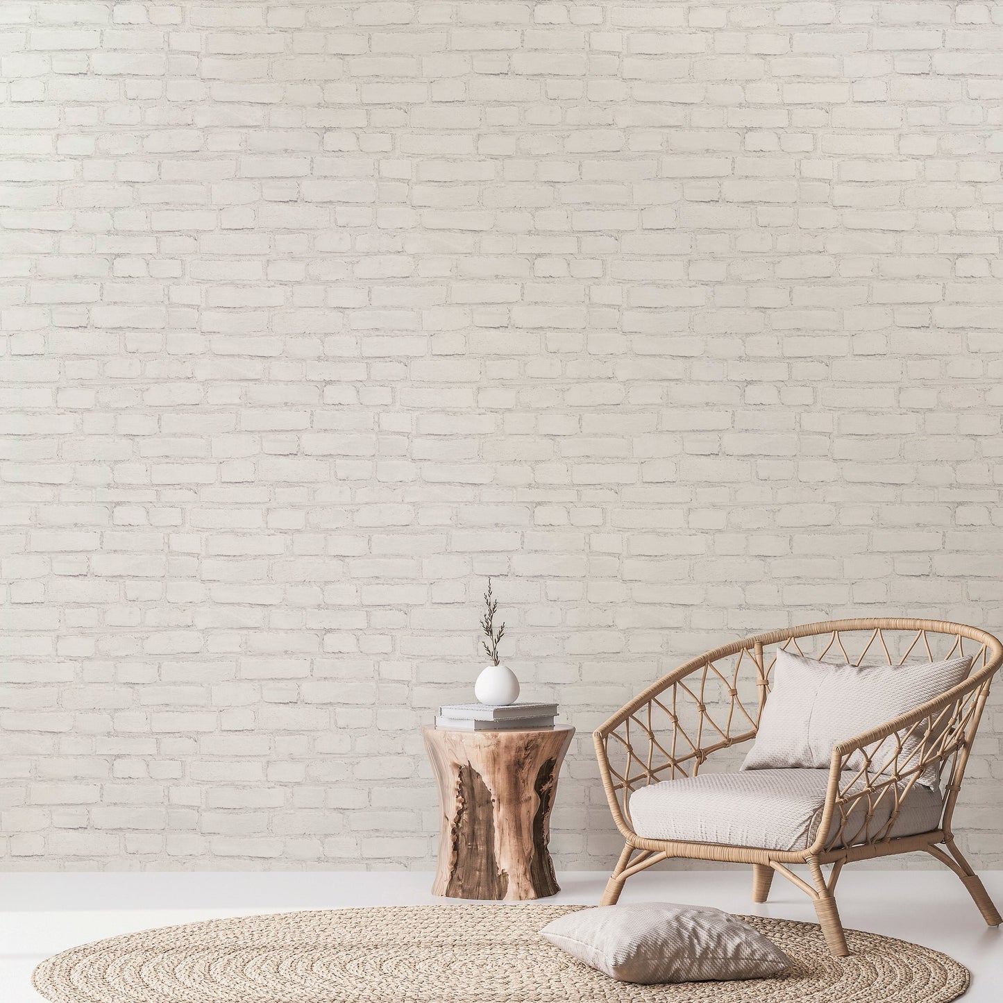 GALERIE WALLCOVERINGS The Bricks And More    White   - BB51101