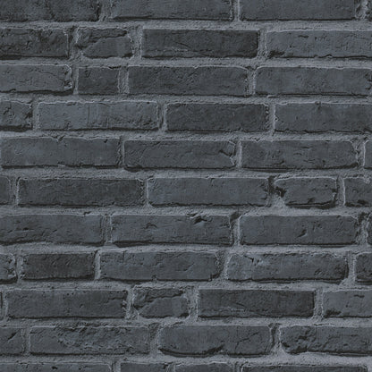 GALERIE WALLCOVERINGS The Bricks And More    Silver - Grey   - BB51103