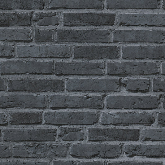 GALERIE WALLCOVERINGS The Bricks And More    Silver - Grey   - BB51103