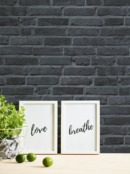 GALERIE WALLCOVERINGS The Bricks And More    Silver - Grey   - BB51103