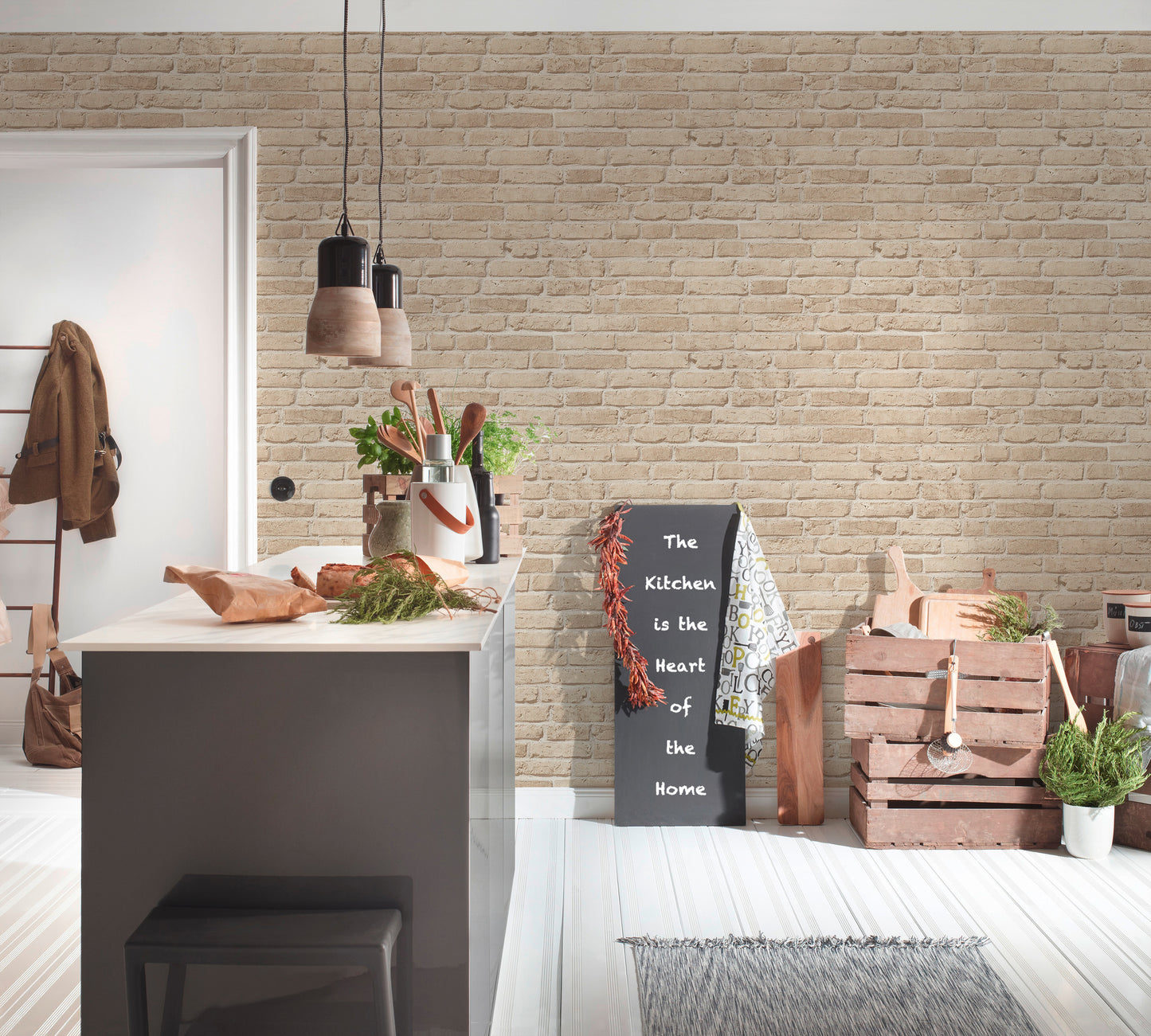 GALERIE WALLCOVERINGS The Bricks And More    Beige   - BB51106
