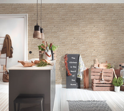 GALERIE WALLCOVERINGS The Bricks And More    Beige   - BB51106