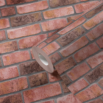 GALERIE WALLCOVERINGS The Bricks And More    Red   - BB51108
